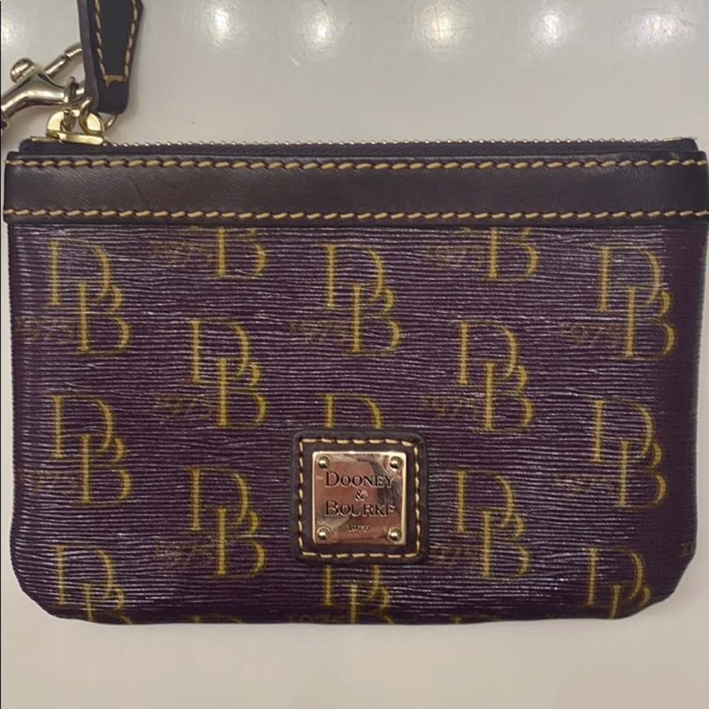Dooney and Bourke Purple Wristlet